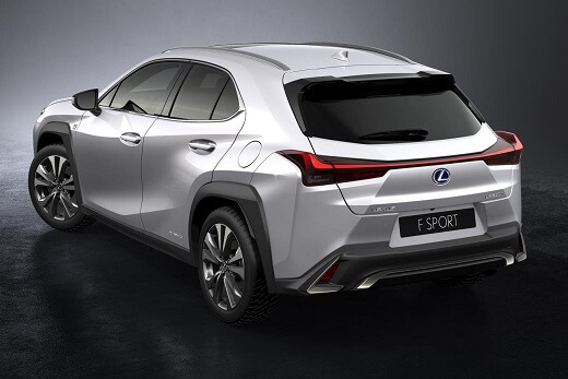 לקסוס UX - אחור צד